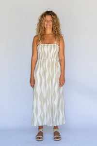 Mikoha Midi Dress - Island Stripe