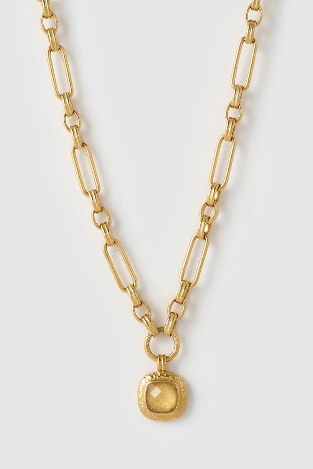 Mason Necklace - citrine