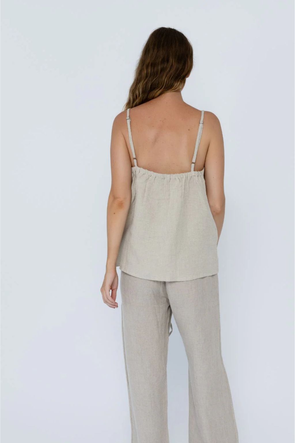 Fundamental Linen Cami - Natural