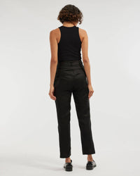 Daria Ribbed Tank - Black