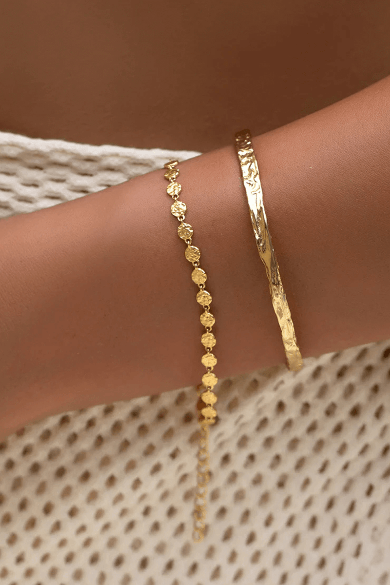Atlas Gold Bracelet