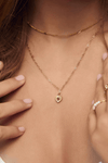 Ruby Heart Necklace - Red