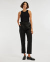 Daria Ribbed Tank - Black