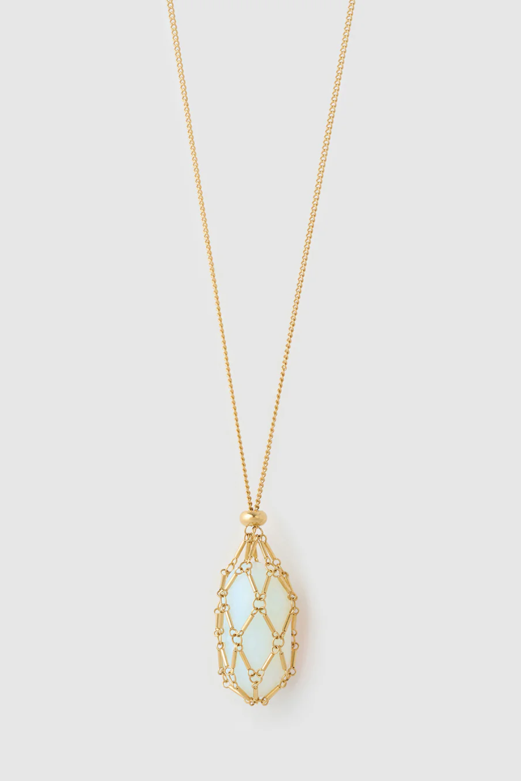 Lotus Necklace - opal