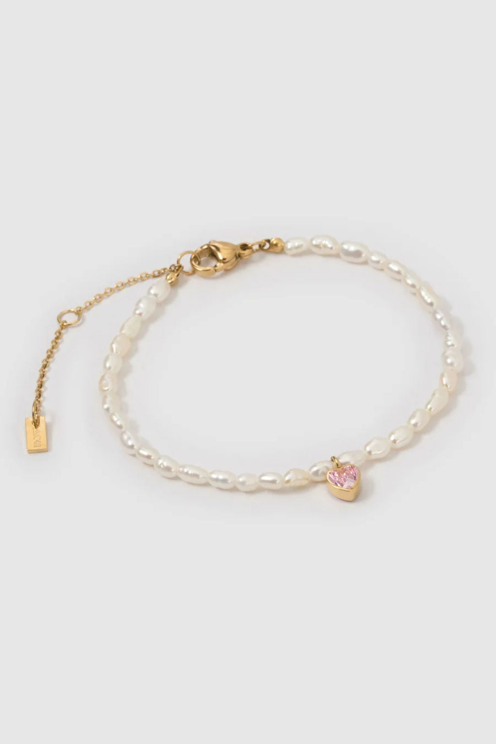 Kiki Pearl Heart Bracelet