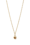 Ruby Heart Necklace - Red