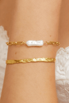 Danielle Gold and Pearl Bracelet