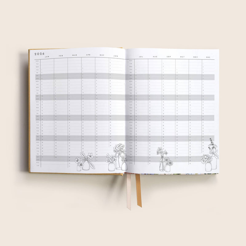 2026 ALWAYS FLOWERS PLANNER | HONEY