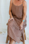 Luxe Linen Midi - Clay