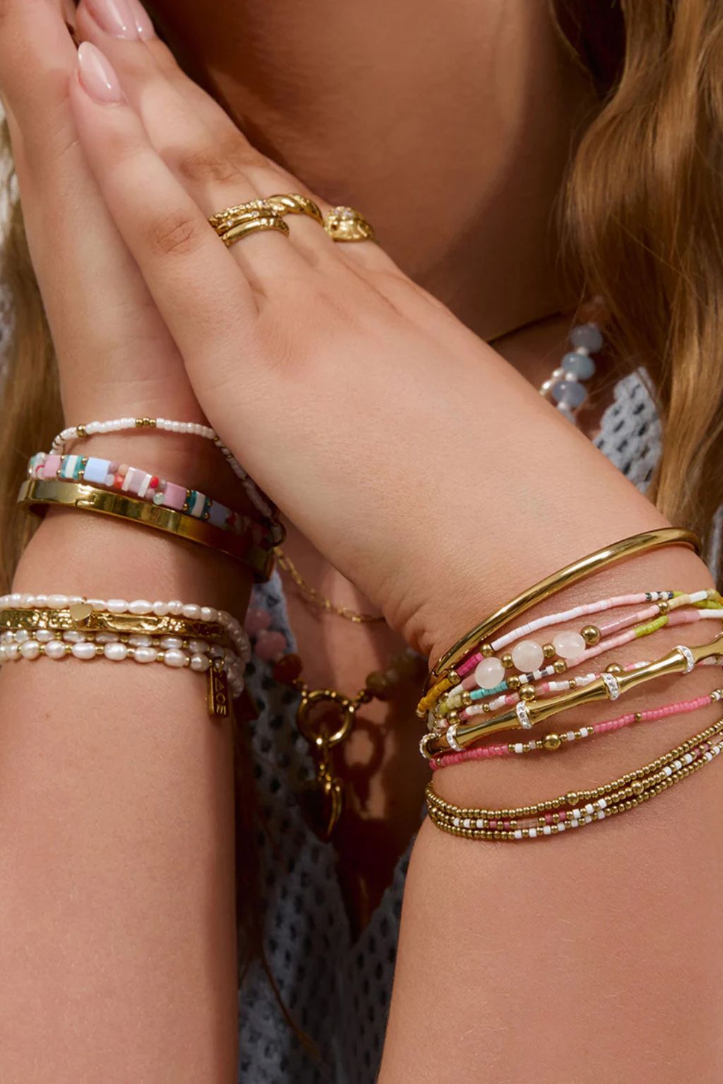 Nellie Bracelet - Bubblegum