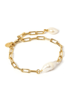 Danielle Gold and Pearl Bracelet