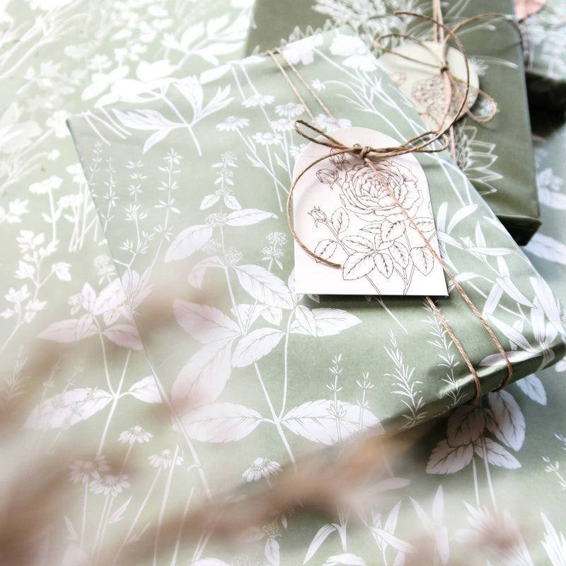 Tissue Paper - Herbs in Sage