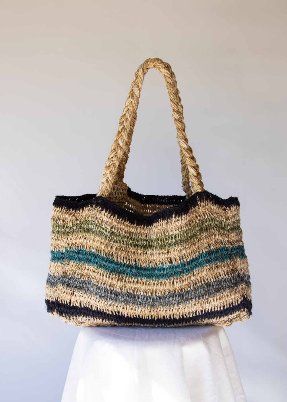 Elle Grande Tote - Tide Stripe