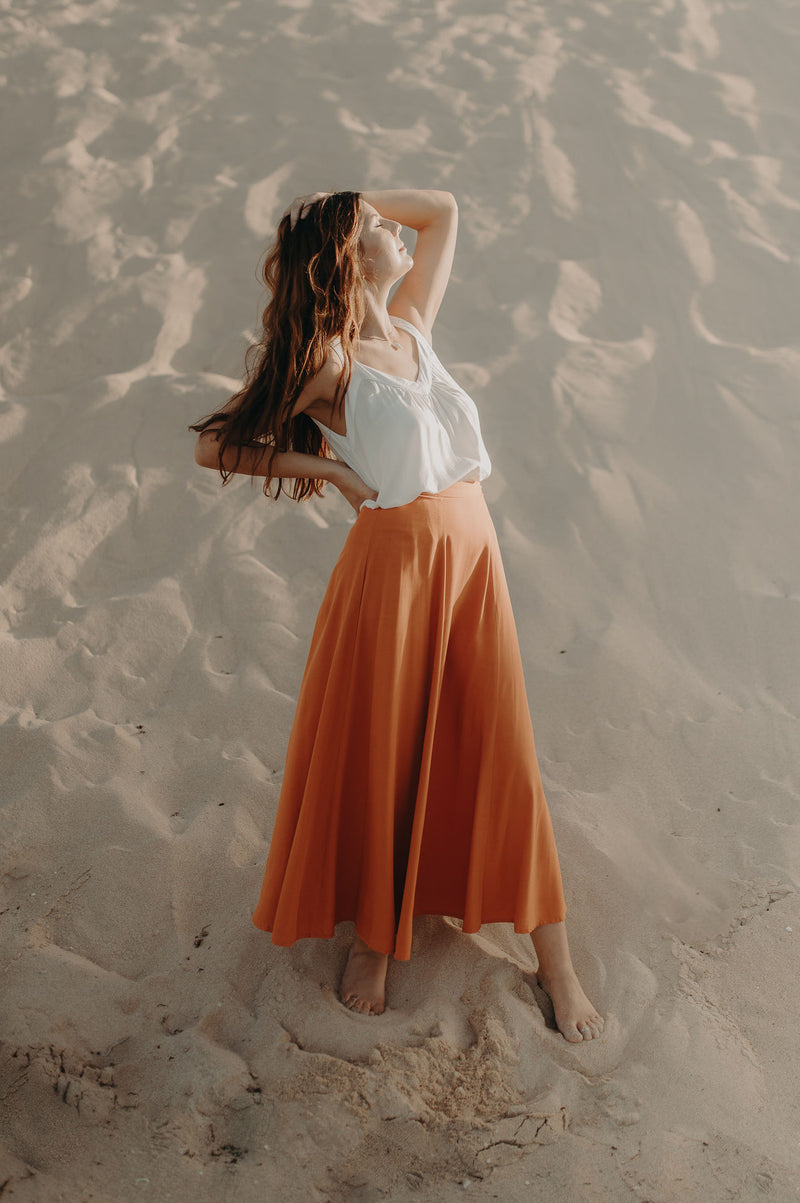 Aria Maxi Skirt - Desert