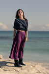 Aria Maxi Skirt - violet