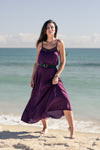 Aria Maxi Skirt - violet