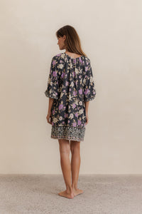 Aria Mini Dress - charcoal