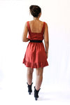 Calista Mini Dress - Burnt Ochre