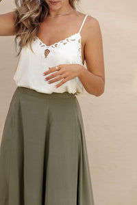 Celeste Slip Top - butter