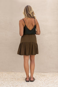 Celeste Slip Top - black