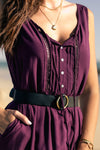 Ember Midi Dress - violet