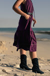 Ember Midi Dress - violet