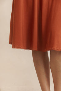 Ember Midi Skirt - Clay