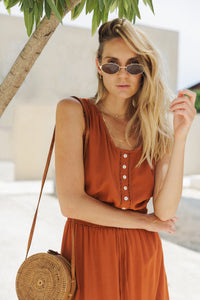 Esther Maxi Dress - Clay