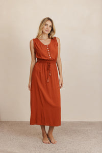 Esther Maxi Dress - Clay