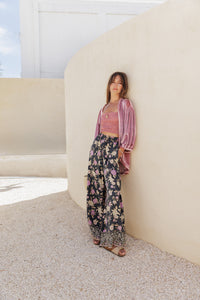 Shrug - dusty pink velvet