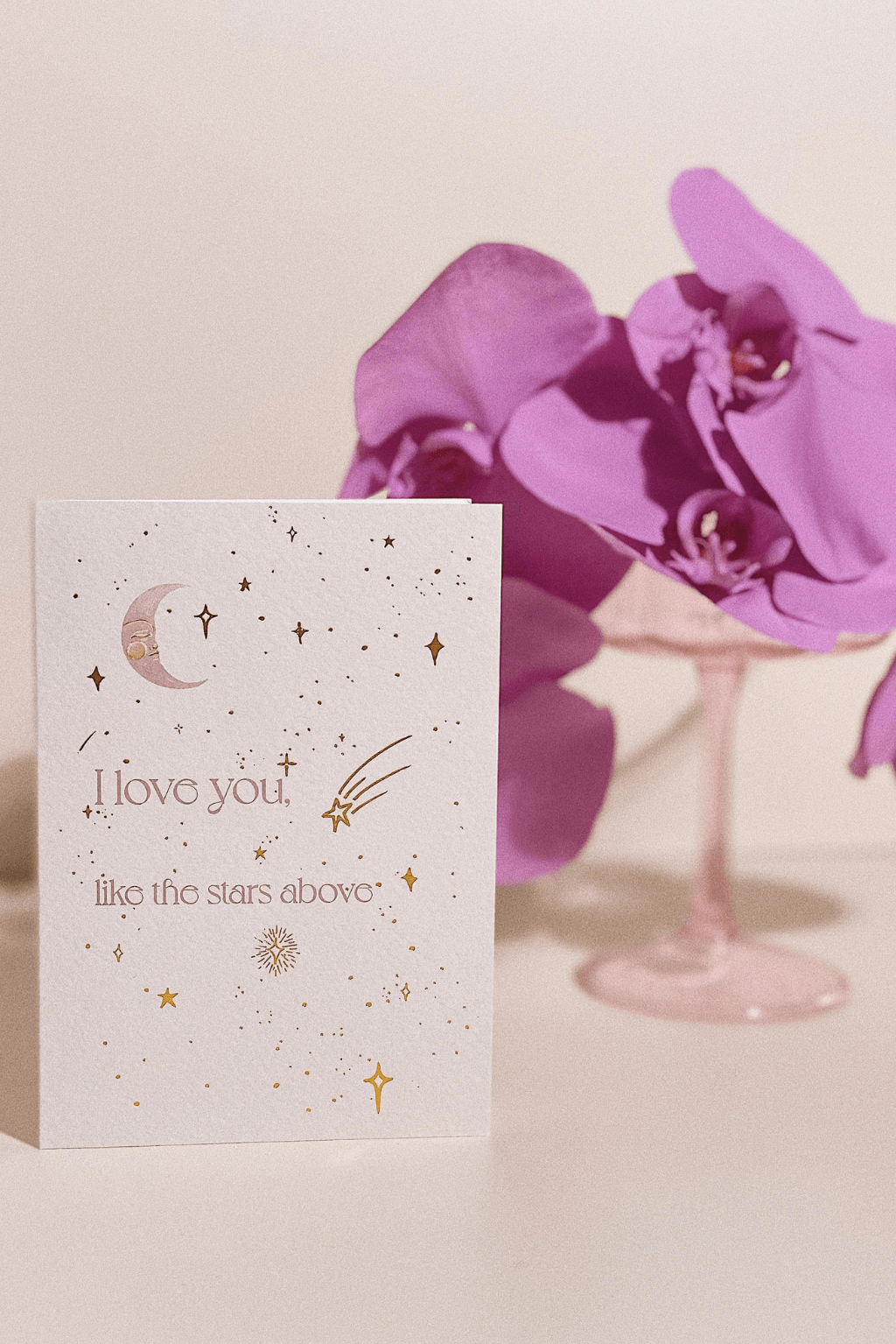 Card - I love you like the stars above