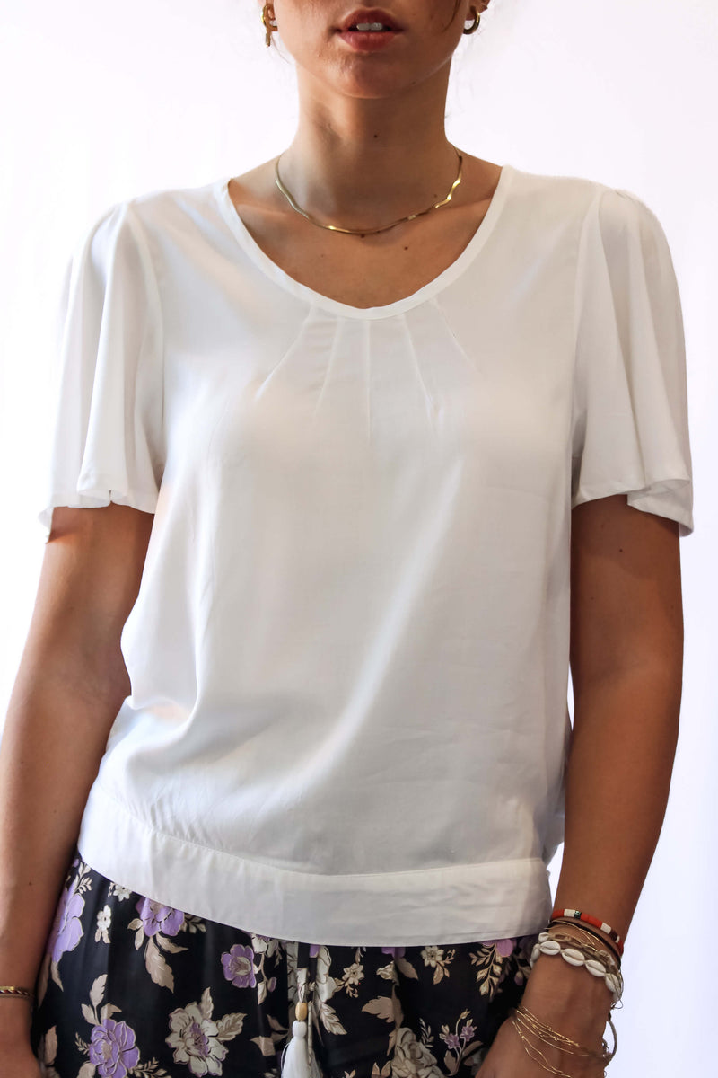 Indira Basic Top - ivory