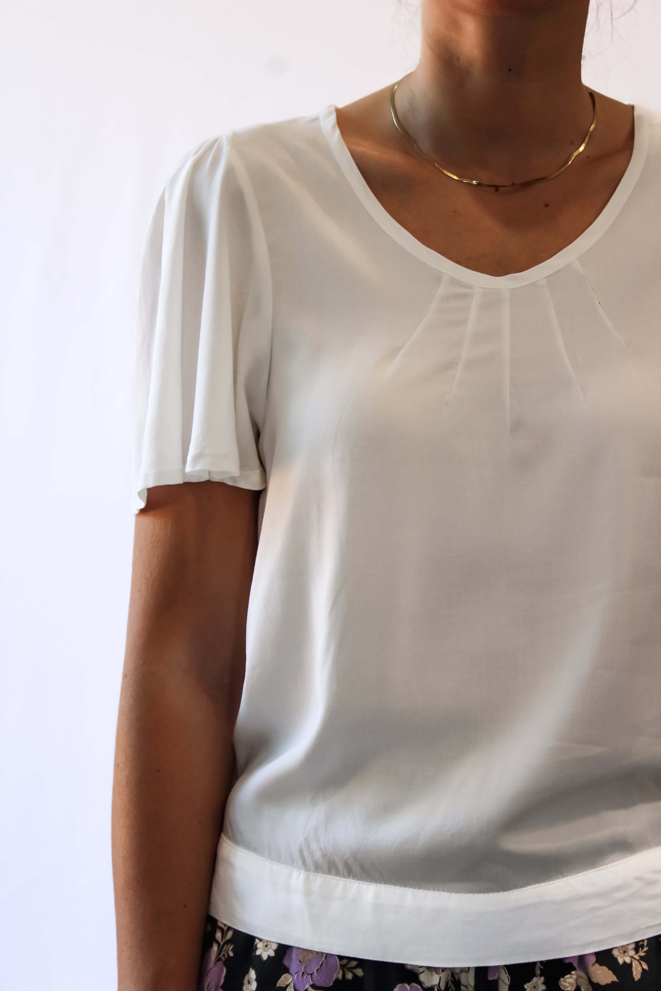 Indira Basic Top - ivory