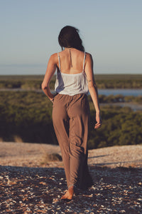 Indira Wide Leg Pants - Coconut