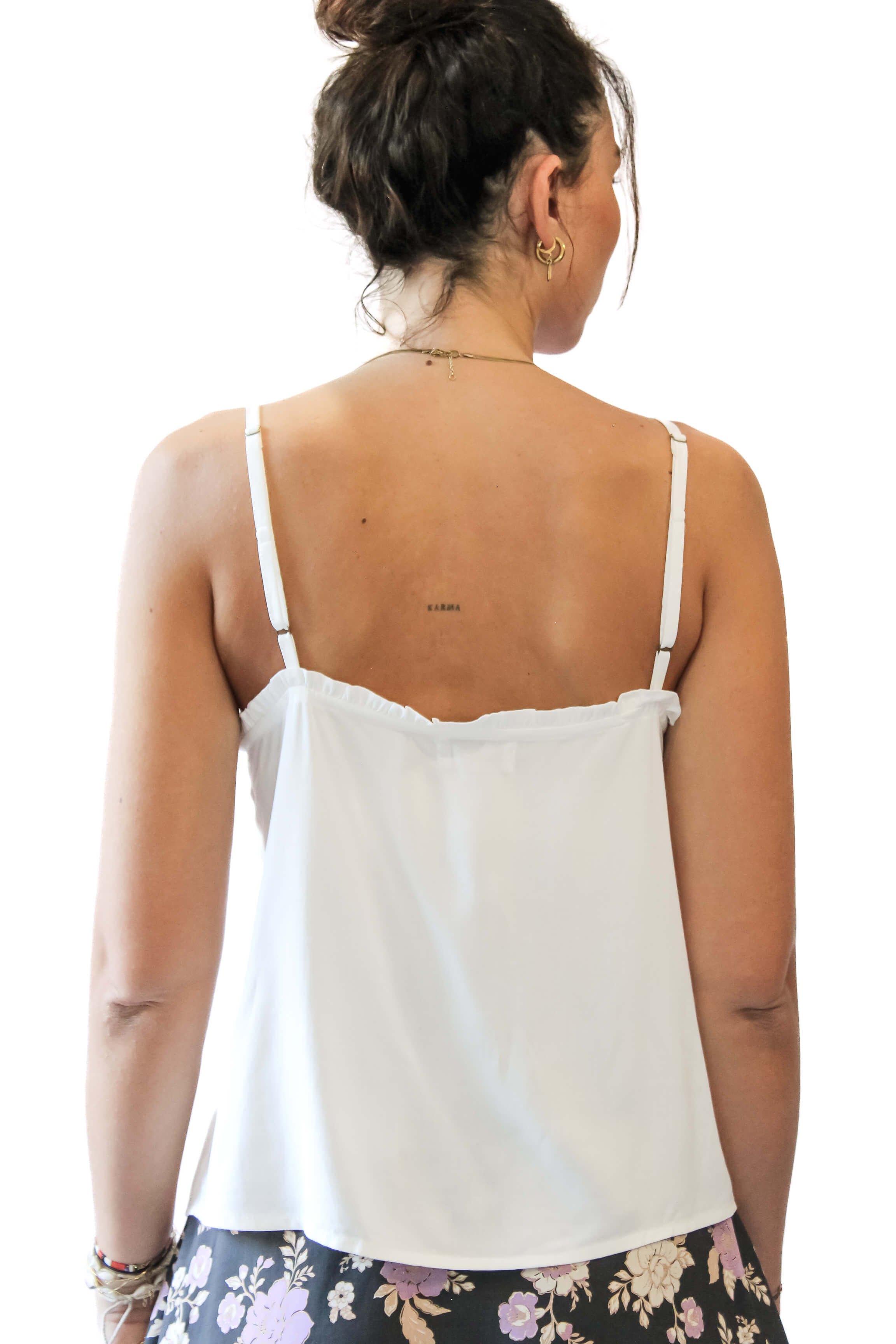 Indira Slip Top - ivory