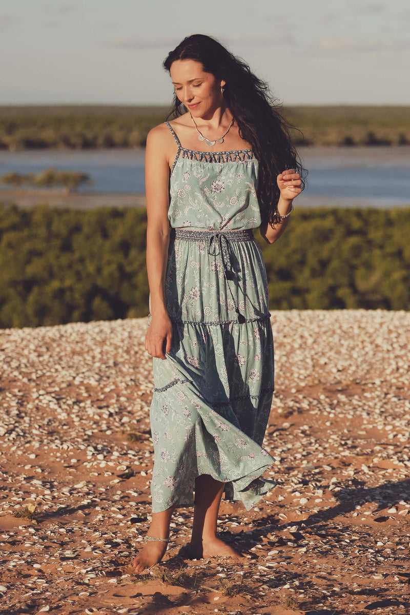 Iris Maxi Skirt - Laguna