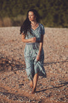 Iris Maxi Skirt - Laguna