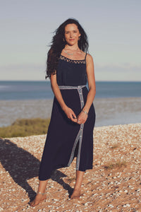 Iris Midi Skirt - Oceana