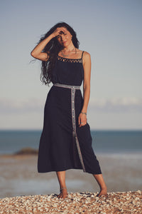 Iris Midi Skirt - Oceana