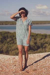 Iris Mini Dress - Laguna