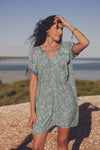 Iris Mini Dress - Laguna