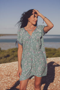 Iris Mini Dress - Laguna