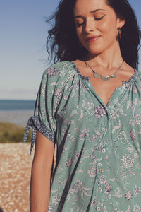 Iris Mini Dress - Laguna