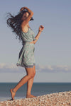 Iris Mini Skirt - Laguna