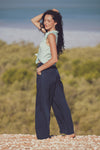 Iris Sleeveless Shirt - Seafoam