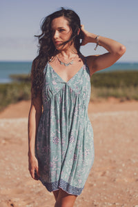 Iris Slip Dress - Laguna