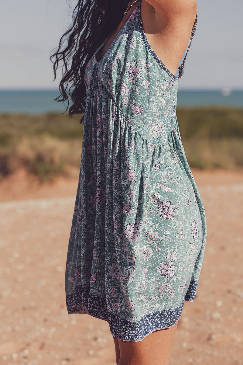 Iris Slip Dress - Laguna