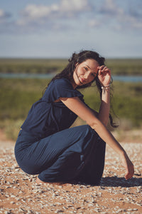 Iris Wide Leg Pants - Oceana