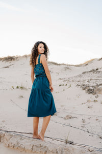 Maeve Midi Skirt - Baltic