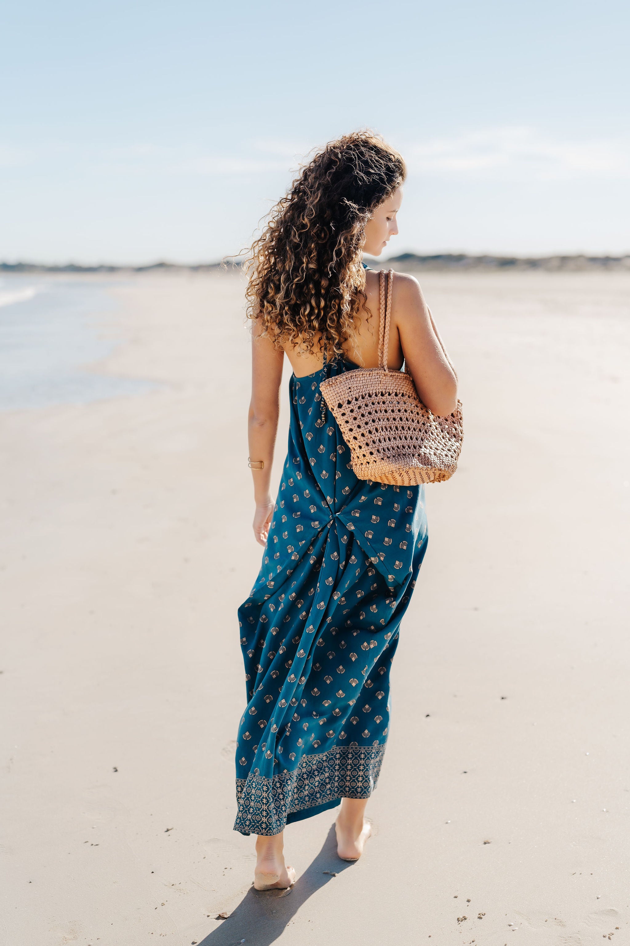 Maxi Wingdress - Baltic Shell